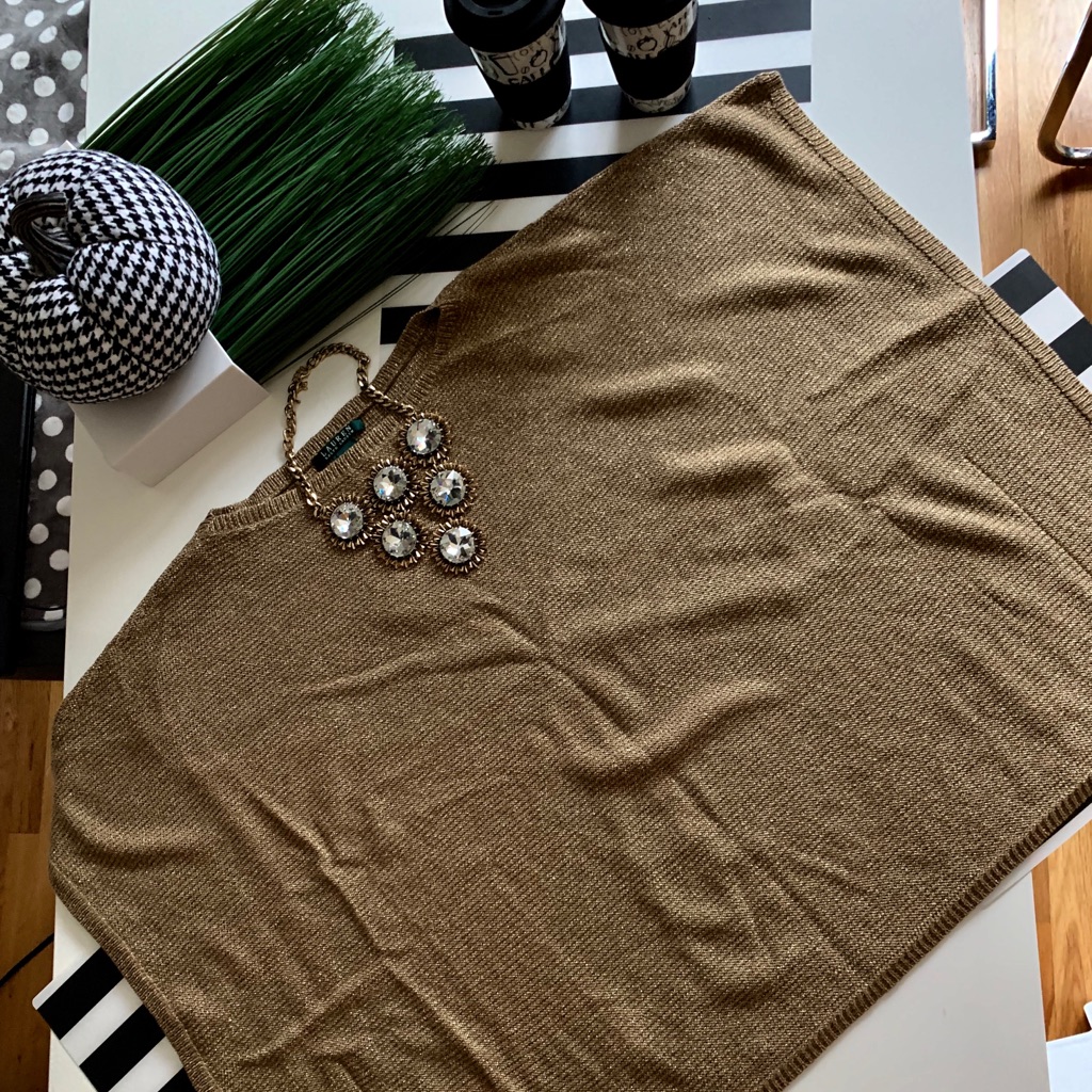 New Lauren Ralph Lauren Rolex Oversized Poncho